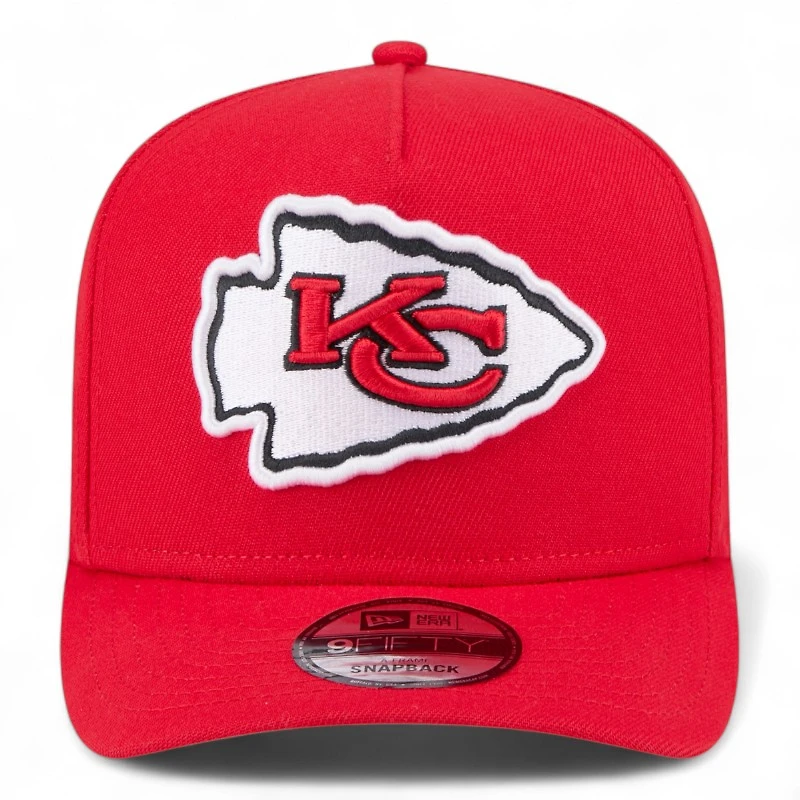 Kansas City Chiefs Red Super Bowl LIV Patch New Era 9FIFTY A-Frame Snapback Hat