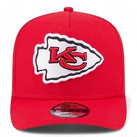 Kansas City Chiefs Red Super Bowl LIV Patch New Era 9FIFTY A-Frame Snapback Hat