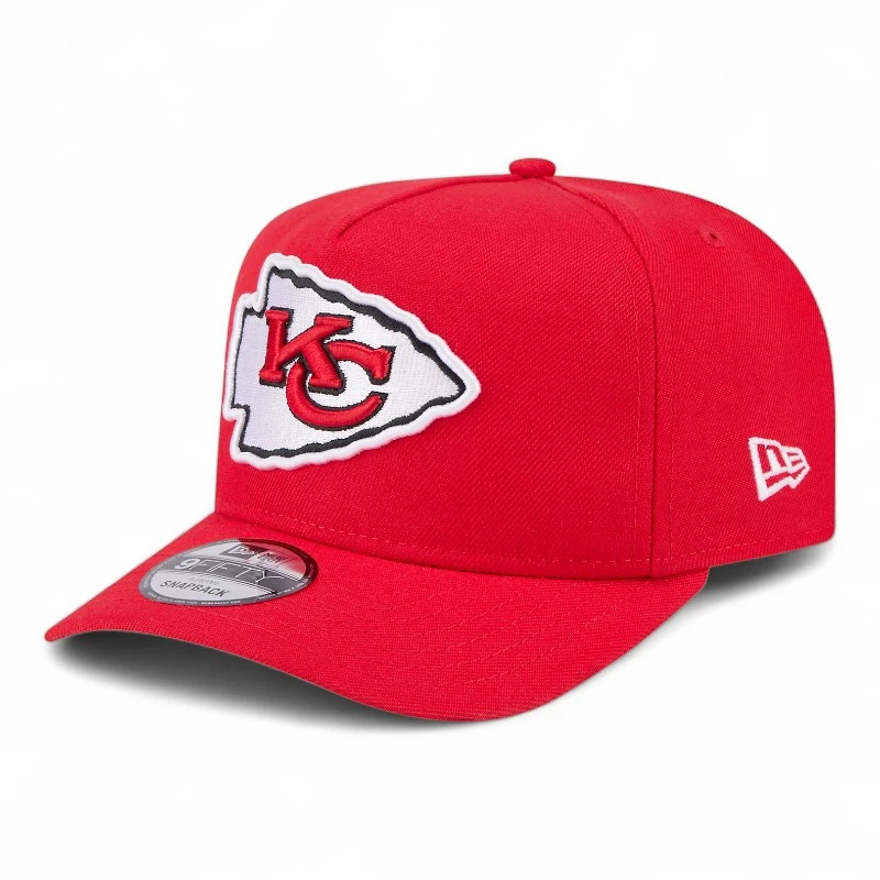 Kansas City Chiefs Red Super Bowl LIV Patch New Era 9FIFTY A-Frame Snapback Hat