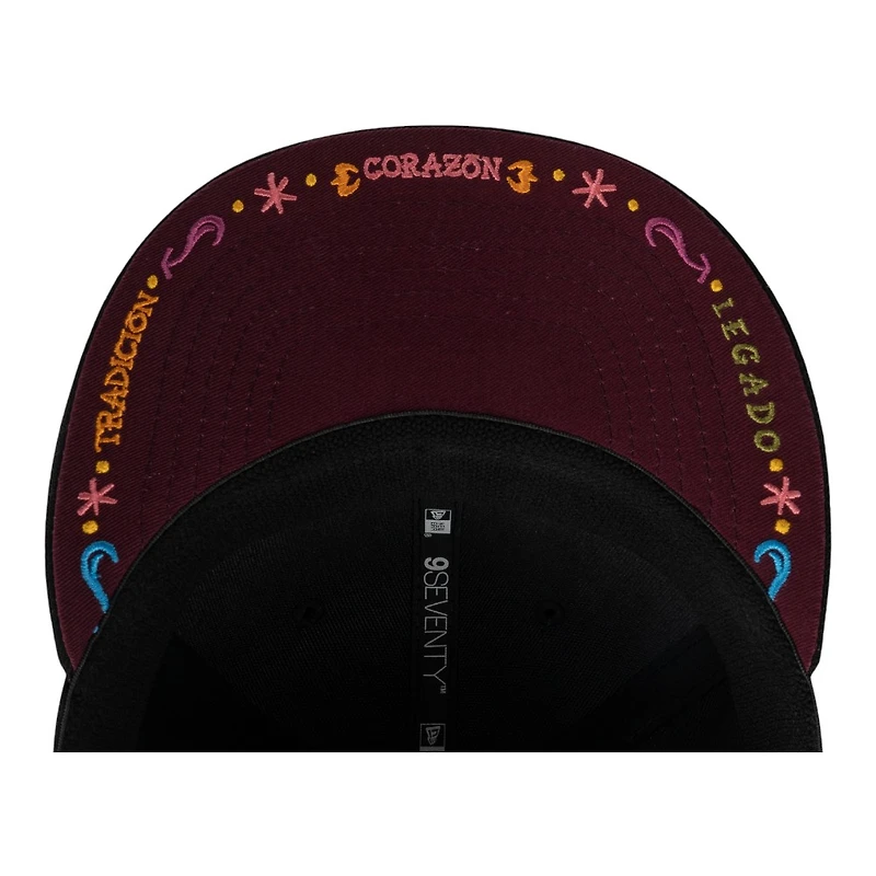 Houston Texans Black "Hasta La Muerte" New Era 9SEVENTY Stretch Snapback Hat