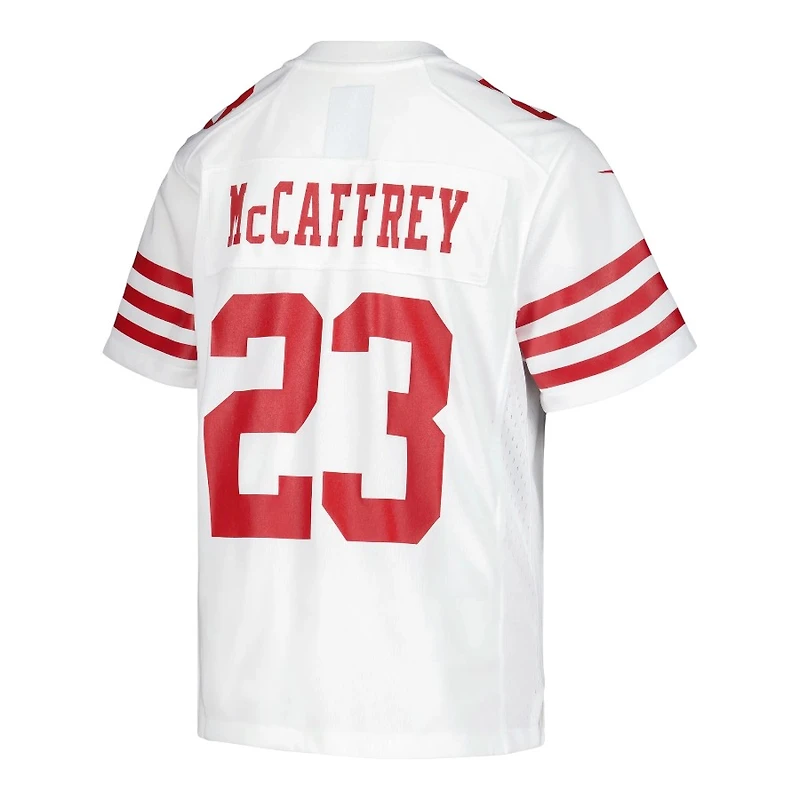 Youth San Francisco 49ers Christian McCaffrey Nike White Game Jersey
