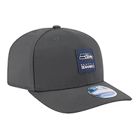 Seattle Seahawks Charcoal 2025 NFL Sideline Cold Weather New Era 9SEVENTY Adjustable Snapback Hat