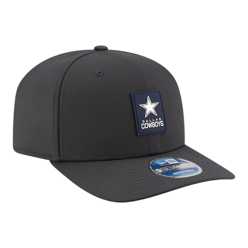 Dallas Cowboys Charcoal 2025 NFL Sideline Cold Weather New Era 9SEVENTY Adjustable Snapback Hat