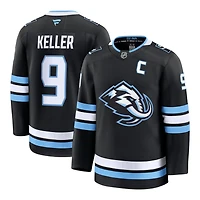 Utah Mammoth Clayton Keller Black Fanatics Home Premium Player Jersey