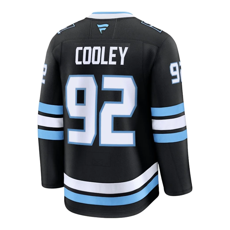 Utah Mammoth Logan Cooley Black Fanatics Home Premium Player Jersey