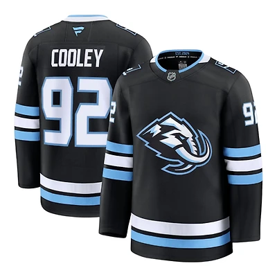 Utah Mammoth Logan Cooley Black Fanatics Home Premium Player Jersey