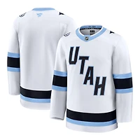 Utah Mammoth White Away Blank Fanatics Premium Jersey