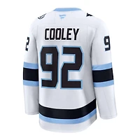 Utah Mammoth Logan Cooley White Fanatics Away Premium Player Jersey