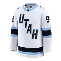 Utah Mammoth Logan Cooley White Fanatics Away Premium Player Jersey