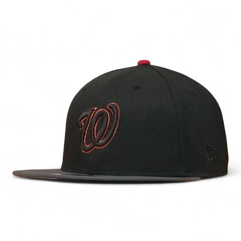 Washington Nationals Black and Graphite 2018 ASG Patch Gray UV New Era 59FIFTY Fitted Hat