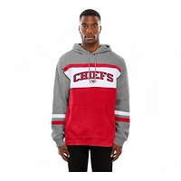 Kansas City Chiefs Gray and Red New Era Pullover Hoodie