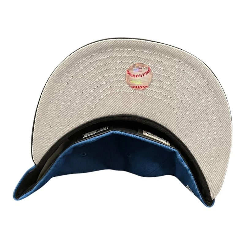 Brooklyn Dodgers Seashore Blue and Black 1942 ASG Patch Grey UV New Era 59FIFTY Fitted Hat