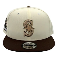 Seattle Mariners Chrome and Brown 30th Anniversary Patch Realtree Camo UV New Era 9FIFTY Snapback Hat