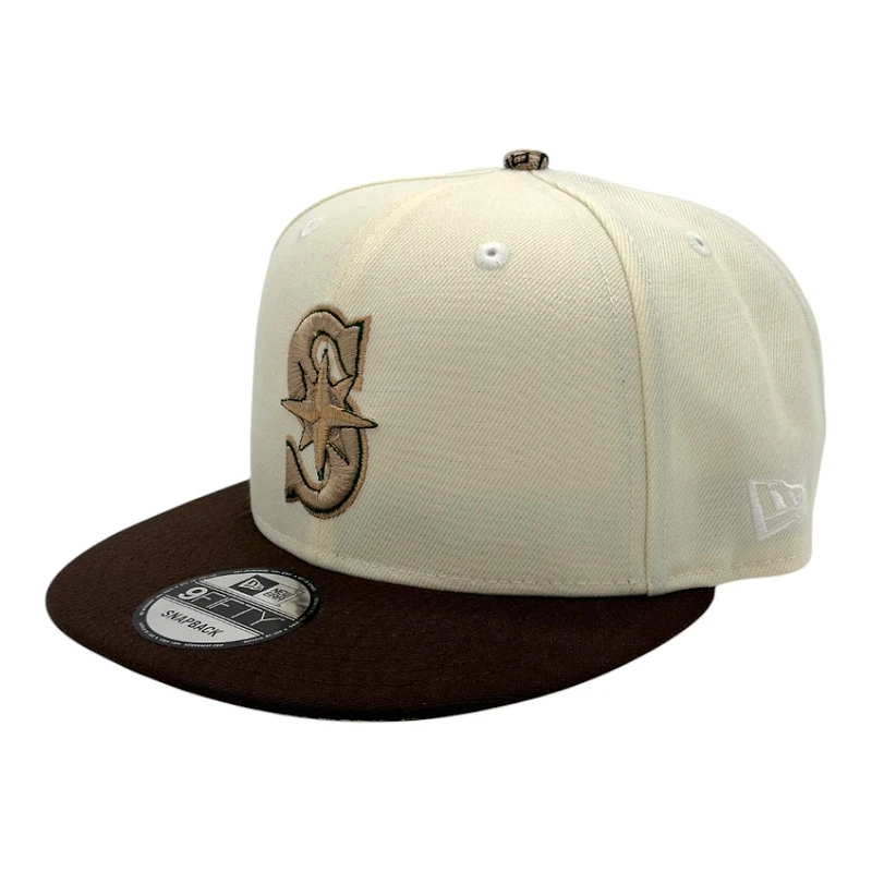 Seattle Mariners Chrome and Brown 30th Anniversary Patch Realtree Camo UV New Era 9FIFTY Snapback Hat