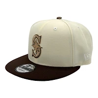Seattle Mariners Chrome and Brown 30th Anniversary Patch Realtree Camo UV New Era 9FIFTY Snapback Hat
