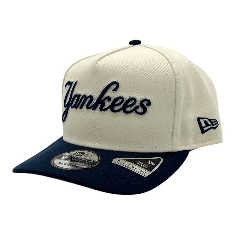 New York Yankees Chrome and Oceanside Blue 1998 WS Patch Grey UV New Era 9FIFTY A-Frame Snapback Hat