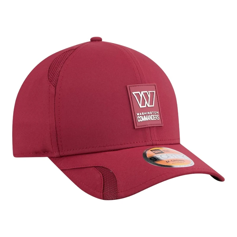 Youth Washington Commanders Burgundy 2025 NFL Sideline New Era 9FORTY M-Crown Adjustable Hat