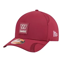 Youth Washington Commanders Burgundy 2025 NFL Sideline New Era 9FORTY M-Crown Adjustable Hat