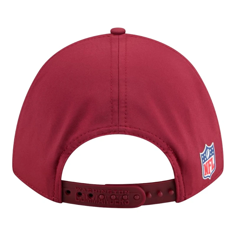 Youth Washington Commanders Burgundy 2025 NFL Sideline New Era 9FORTY M-Crown Adjustable Hat