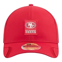 Youth San Francisco 49ers Red 2025 NFL Sideline New Era 9FORTY M-Crown Adjustable Hat