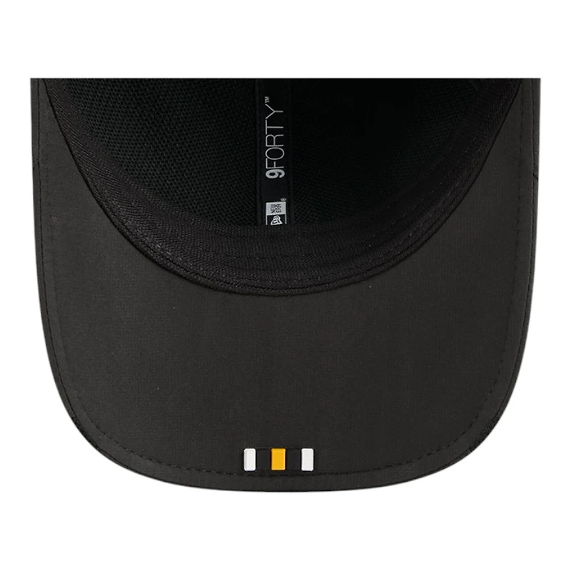 Youth Pittsburgh Steelers Black 2025 NFL Sideline New Era 9FORTY M-Crown Adjustable Hat