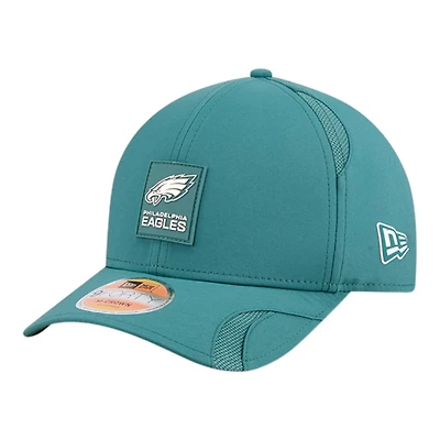 Youth Philadelphia Eagles Midnight Green 2025 NFL Sideline New Era 9FORTY M-Crown Adjustable Hat