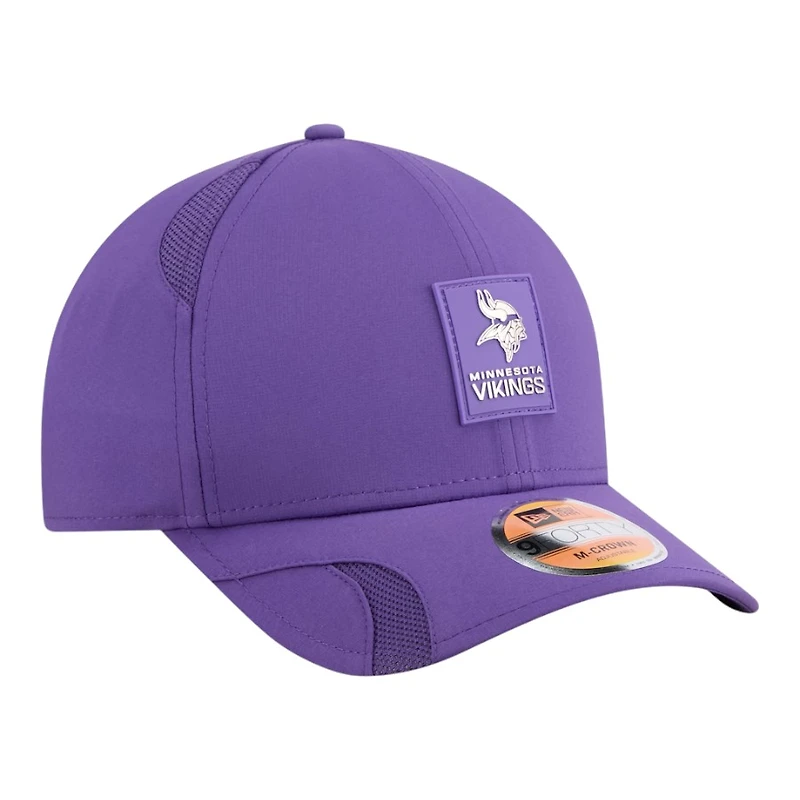 Youth Minnesota Vikings Purple 2025 NFL Sideline New Era 9FORTY M-Crown Adjustable Hat