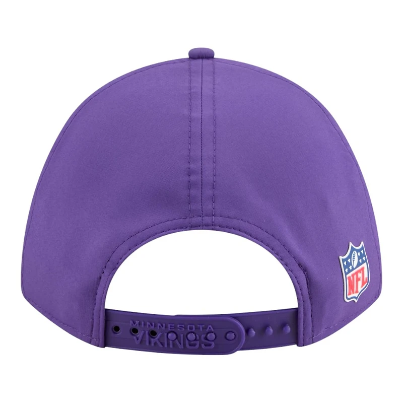 Youth Minnesota Vikings Purple 2025 NFL Sideline New Era 9FORTY M-Crown Adjustable Hat