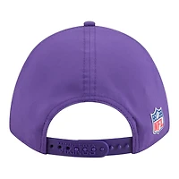 Youth Minnesota Vikings Purple 2025 NFL Sideline New Era 9FORTY M-Crown Adjustable Hat