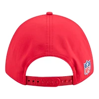 Youth Kansas City Chiefs Red 2025 NFL Sideline New Era 9FORTY M-Crown Adjustable Hat