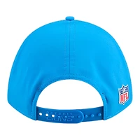 Youth Detroit Lions Blue 2025 NFL Sideline New Era 9FORTY M-Crown Adjustable Hat