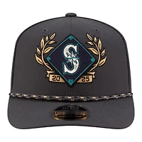 Seattle Mariners Charcoal 2025 American League Division Series Champions New Era 9SEVENTY Adjustable Hat