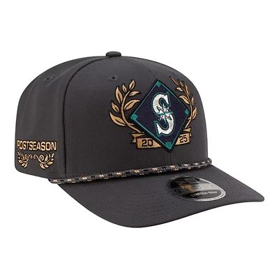 Seattle Mariners Charcoal 2025 American League Division Series Champions New Era 9SEVENTY Adjustable Hat