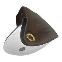 Seattle Mariners Burnt Wood Brown and Dark Green 30th Anniversary Patch Grey UV New Era 59FIFTY Fitted Hat