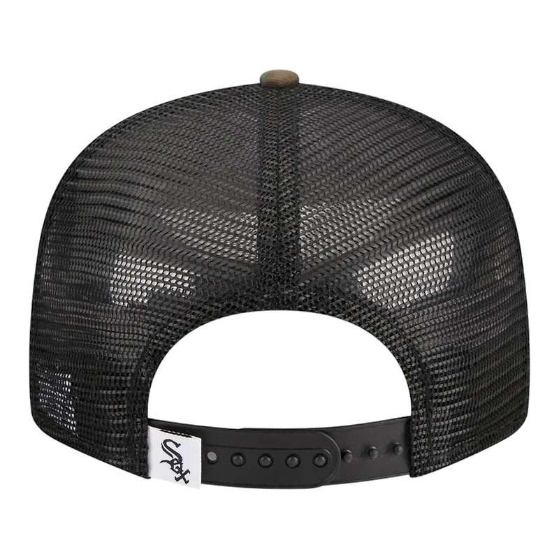 Chicago White Sox Woodland Camo Basic Trucker New Era 9FIFTY Snapback Hat