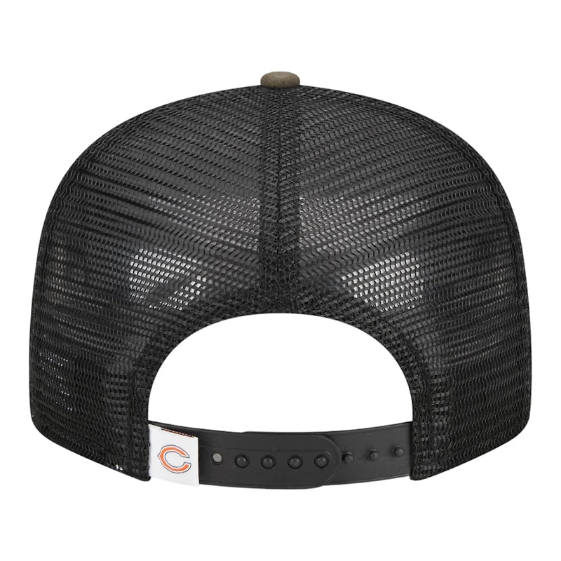 Chicago Bears Woodland Camo Basic Trucker New Era 9FIFTY Snapback Hat