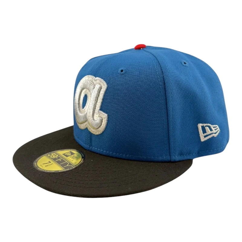 Atlanta Braves Seashore Blue and Black 2025 All Star Game Side Patch Grey UV New Era 59FIFTY Fitted Hat