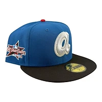 Atlanta Braves Seashore Blue and Black 2025 All Star Game Side Patch Grey UV New Era 59FIFTY Fitted Hat