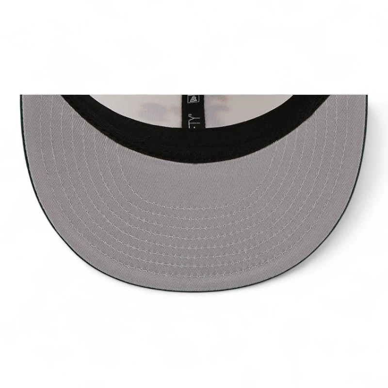 Oakland Athletics Chrome and Green Mascot Team Pin New Era 9FIFTY Snapback