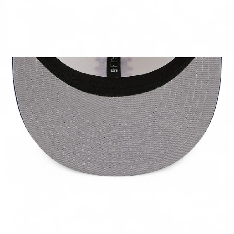 Chicago Cubs Chrome and Royal Blue Mascot Team Pin New Era 9FIFTY Snapback