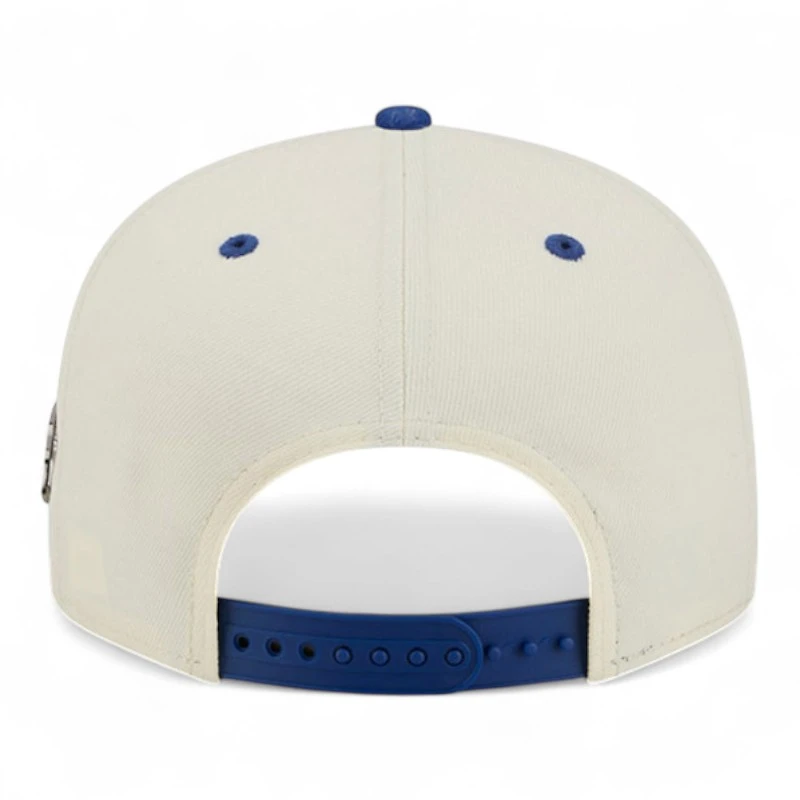 Chicago Cubs Chrome and Royal Blue Mascot Team Pin New Era 9FIFTY Snapback