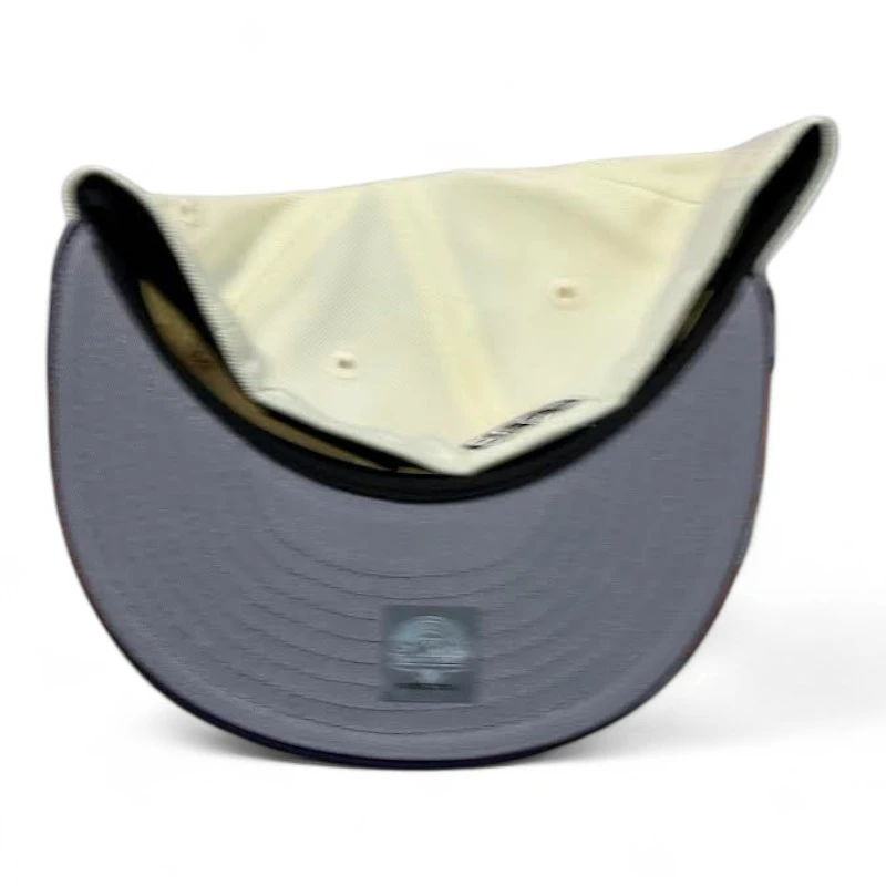 Portland Seadogs Chrome Purple Two Tone 25 Seasons Patch Gray UV MiLB 59FIFTY Fitted Hat