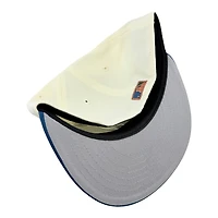 Los Angeles Dodgers Chrome and Seashore Blue with Copper Logo 50th Anniversary Patch Grey UV New Era 59FIFTY Fitted Hat