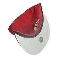 Seattle Mariners Brick Red and Black Celestial Logo 40th Anniversary Patch Silver UV New Era 59FIFTY Fitted Hat