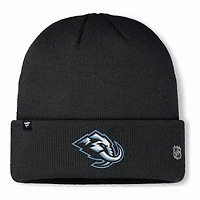 Utah Mammoth Black Primary Logo Cuffed Knit Beanie Hat