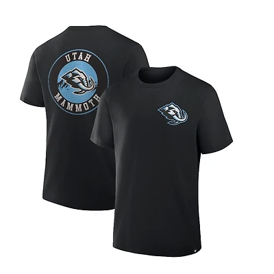 Utah Mammoth Black Hold The Line Legacy Fanatics T-Shirt