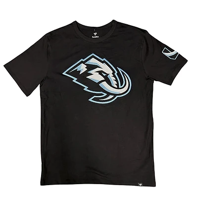 Utah Mammoth Black Primary Embroidered Fanatics T-Shirt