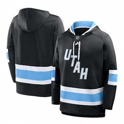 Utah Mammoth Black Prime Time Fanatics Fleece Hoodie