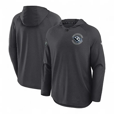 Utah Mammoth Grey Authentic Pro Rink Fanatics Hoodie