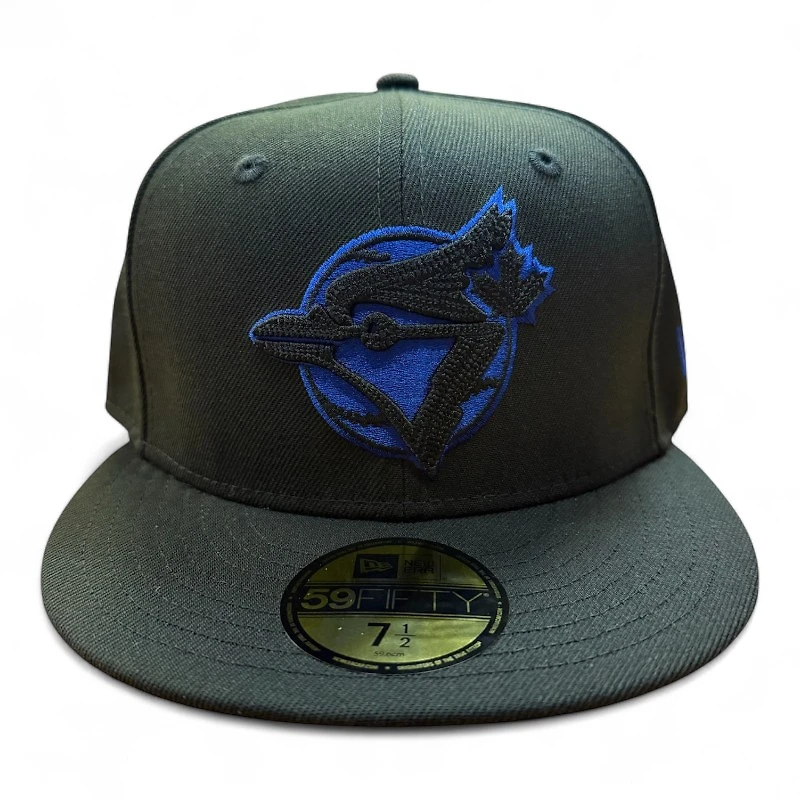 Toronto Blue Jays Black and Royal with UV New Era 59FIFTY Fitted Hat